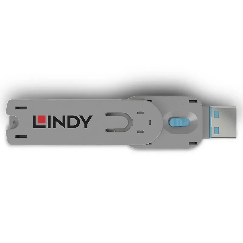 Port-Blocker-Schlüssel Lindy USB Typ A Port Blocker Key Blau