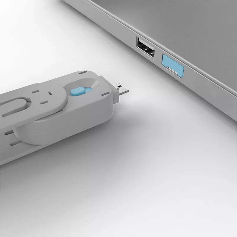 Port-Blocker-Schlüssel Lindy USB Typ A Port Blocker Key Blau