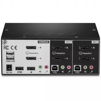 KVM-Switch Trendnet TK-240DP Schwarz