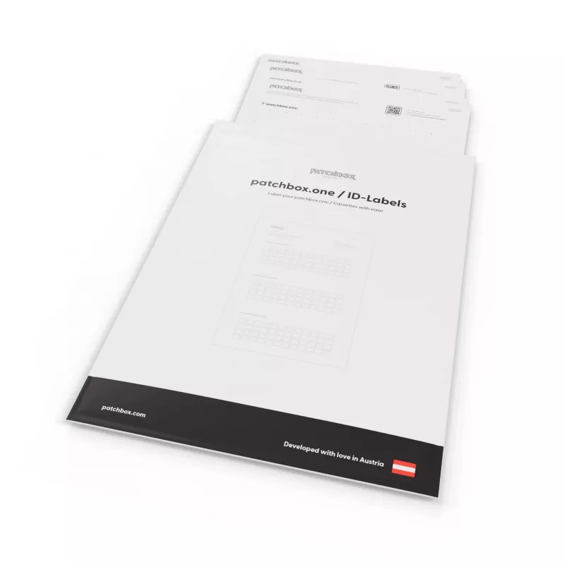 Patchpanel-Zubehör Patchbox PONEIDLABEL — Papieretiketten für Patchpanels (PONEIDLABEL)