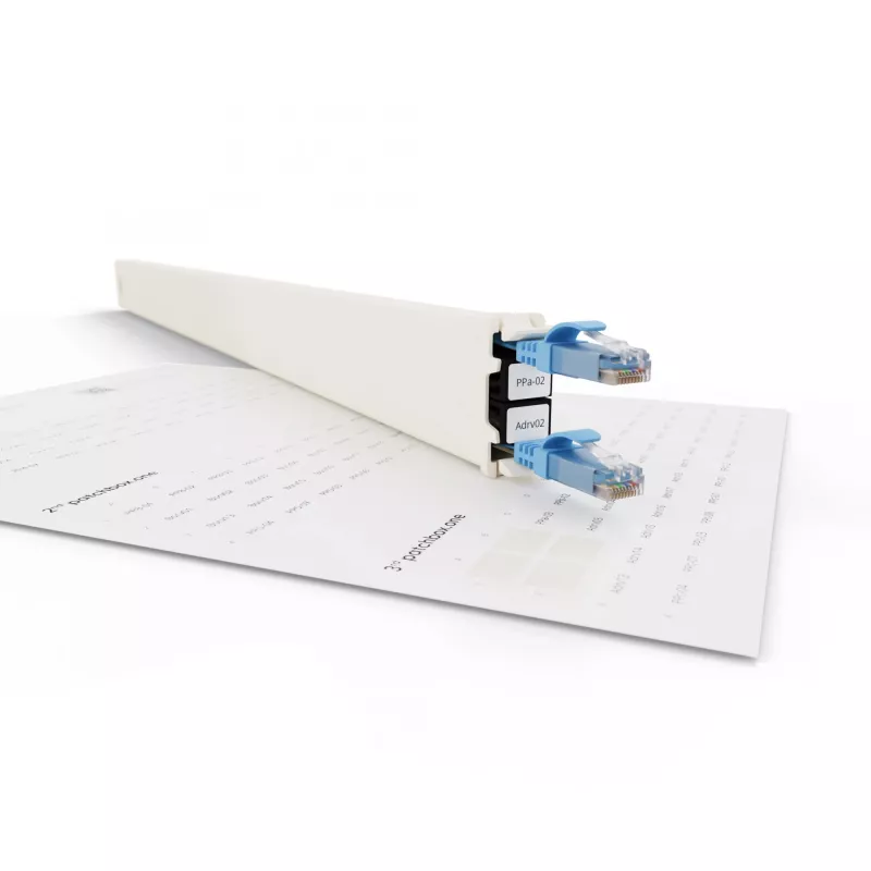 Patchpanel-Zubehör Patchbox PONEIDLABEL — Papieretiketten für Patchpanels (PONEIDLABEL)