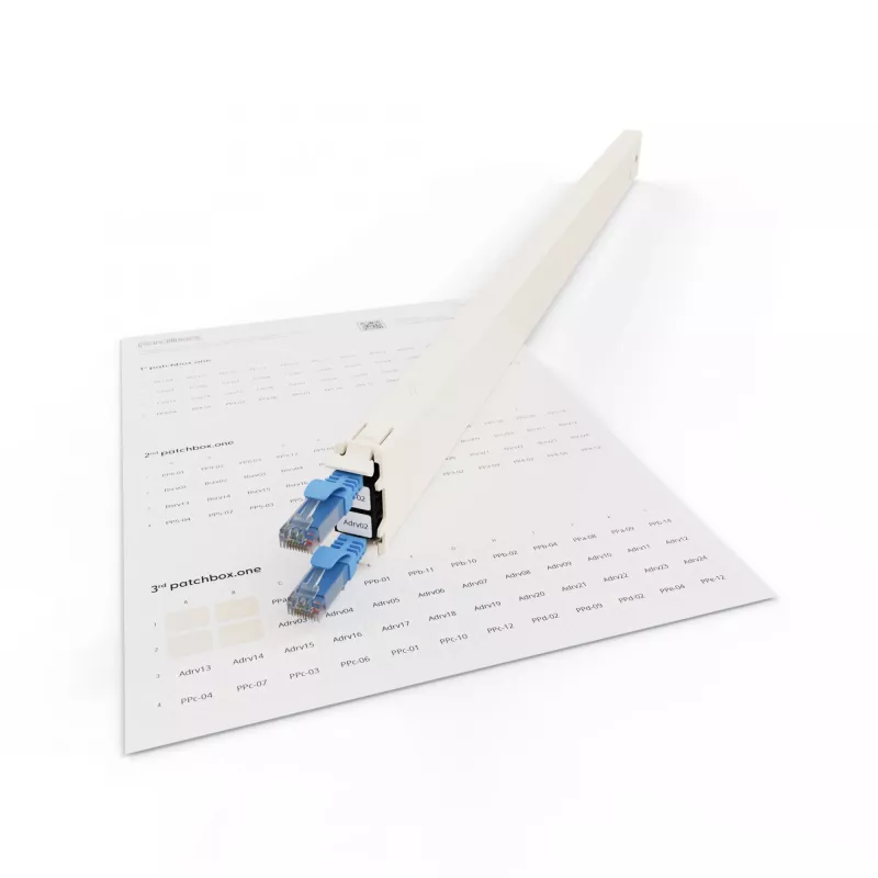 Patchpanel-Zubehör Patchbox PONEIDLABEL — Papieretiketten für Patchpanels (PONEIDLABEL)