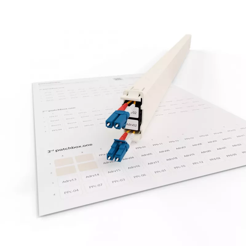 Patchpanel-Zubehör Patchbox PONEIDLABEL — Papieretiketten für Patchpanels (PONEIDLABEL)