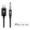 Audio-Verbindungskabel Goobay Apple Lightning auf 3,5 mm 1 m Schwarz