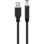 USB 3.0 SuperSpeed Kabel Goobay 96119 5m Schwarz
