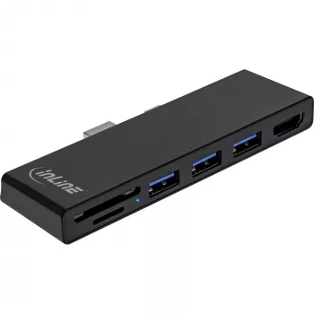 InLine Surface Pro 4/5/6 MultiHub USB-C Docking-Adapter