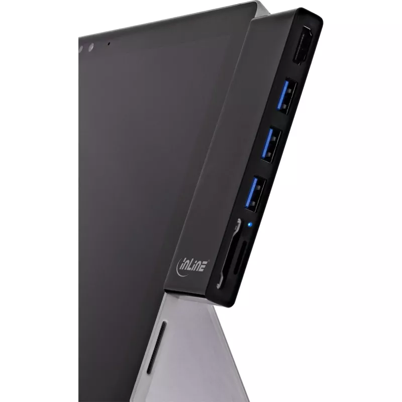 InLine Surface Pro 4/5/6 MultiHub USB-C Docking-Adapter