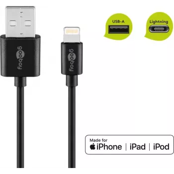 Lightning USB Lade- und Synchronisationskabel Goobay 72906