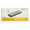 Laptop Dock DeLOCK 87725 Kabelgebunden Thunderbolt 3 Schwarz Silber
