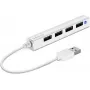 USB Hub SPEEDLINK SNAPPY schlank SL-140000-WE