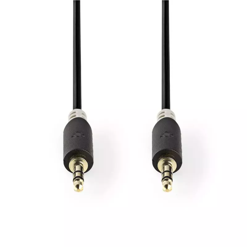Audiokabel Nedis CABW22000AT20 2 m 3,5 mm kupferkaschiertes Aluminium