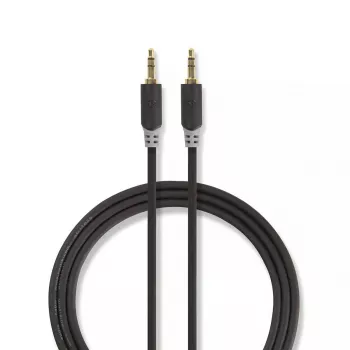 Audiokabel Nedis CABW22000AT20 2 m 3,5 mm kupferkaschiertes Aluminium