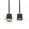USB-Kabel Nedis CCBW60010AT20 2 m USB 2.0 USB A Anthrazit
