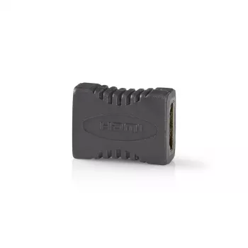 HDMI-Buchse-Buchse-Adapter Nedis CVBW34900AT goldbeschichtete Kontakte anthrazit