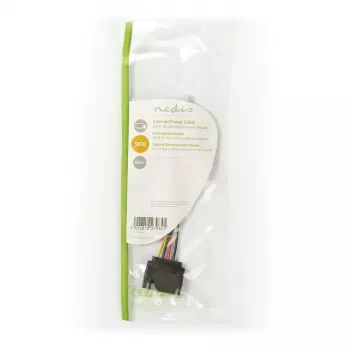 Nedis CCGP73520VA015 internes Stromkabel 0,15 m 2 x SATA 15-polig Molex 4-polig
