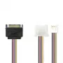 Nedis CCGP73550VA015 internes Stromkabel 0,15 m SATA 15-polig Stecker