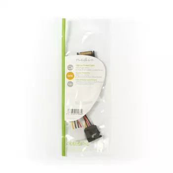 Nedis CCGP73555VA015 internes Stromkabel 0,15 m SATA 15-polig Molex