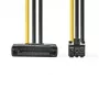 Internes Stromkabel Nedis CCGP74200VA015 0,15 m SATA 15-polig Stecker