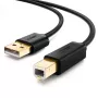 USB 2.0 Kabel UGREEN 10350 — USB A auf USB B, 1,5 m, vergoldete Kontakte, schwarz