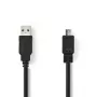 Nedis USB-Kabel USB 2.0 3 m USB A Micro-USB B Schwarz