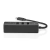 Laptop-Dock Nedis CCGB64250BK01 Kabelgebunden USB Type-C Schwarz 5 Gbit/s