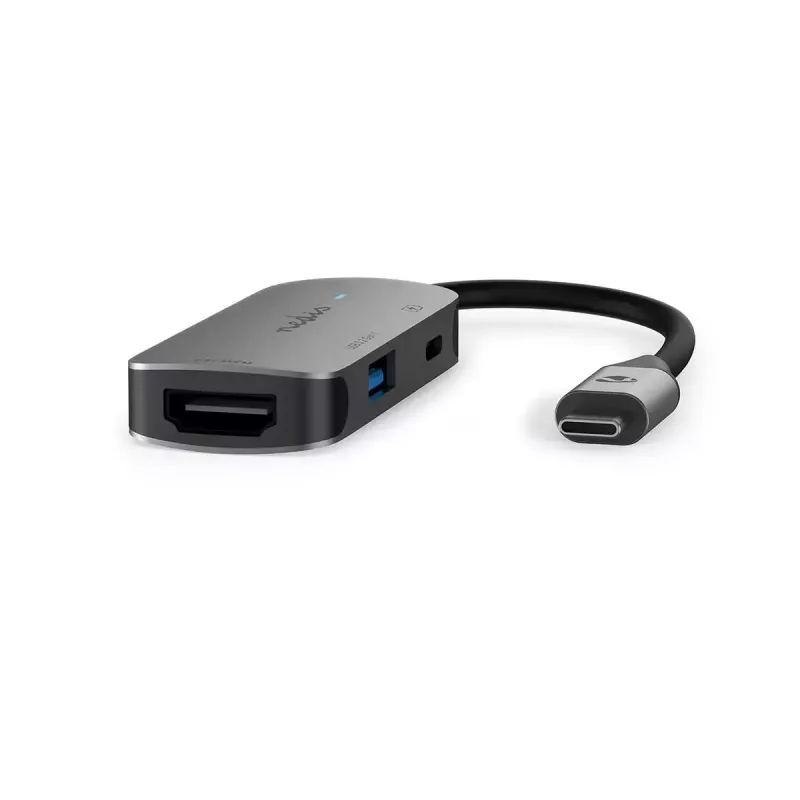 USB-Hub Nedis CCGB64230GY01 Type-C 5000 Mbit/s Grau