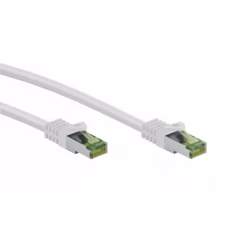 Netzwerkkabel Wentronic 61104 1m Cat8.1 S/FTP Weiß