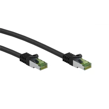 Goobay Netzwerkkabel Schwarz 0,25 m Cat8.1 S/FTP