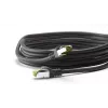 Netzwerkkabel Wentronic 61095 3m Cat8.1 S/FTP Schwarz