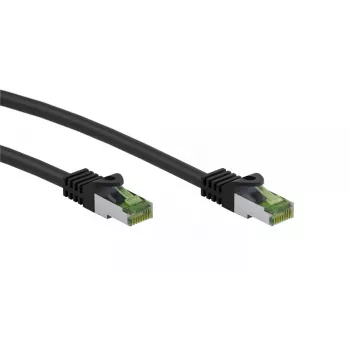 Netzwerkkabel Wentronic 61096 5m Cat8.1 S/FTP RJ-45 Schwarz