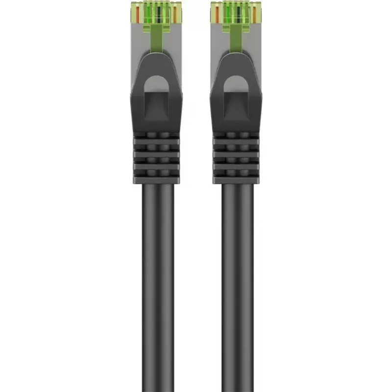 Netzwerkkabel Wentronic 61098 10m Cat8.1 S/FTP Schwarz