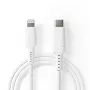 Lightning-Kabel Nedis CCGW39650WT10 1m Weiß USB C