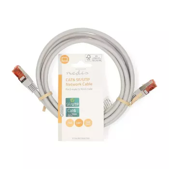 Netzwerkkabel Nedis CCGL85220GY20 RJ-45 Cat6 2 m Grau