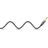 Audiokabel Goobay (WENTRONIC) 3,5mm Klinke–3,5mm Klinke, 1 m, AWG28, vergoldet, magnetisch abgeschirmt, schwarz/silber