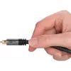 Audiokabel Goobay (WENTRONIC) 65306 — 3 m TOSLINK Stecker-auf-Stecker, Kupfer, vergoldete Kontakte, Schwarz/Silber