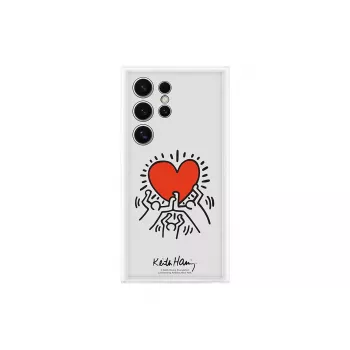 Cover Samsung Galaxy S24 Ultra EF-MS928CWEGWW Rot Transparent Stilvolles Design