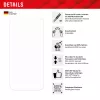Displex Smart Glass (9H) für Samsung Galaxy A24/A25 5G, Montageaufkleber, bruchsicher