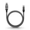 Goobay Kabeladapter USB A RJ-45 15m Schwarz Silber