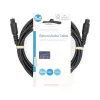 Nedis CAGL25000BK10 Audiokabel 1 m TOSLINK Schwarz