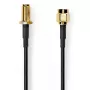 Koaxialkabel Nedis CSGL02010BK10 1 m SMA Schwarz