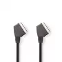 Nedis CVGL31001BK15 SCART-Kabel 1,5 m SCART (10-polig) Schwarz
