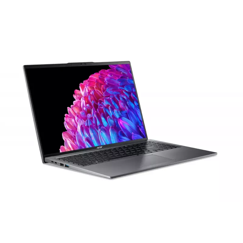 Laptop Acer Swift Go 16 SFG16-72-76Q5 — Intel Core Ultra 7 155U, 16 Zoll (40,6 cm) 3.2K 16 GB LPDDR5, 512 GB SSD, Windows 11 Home, Grau