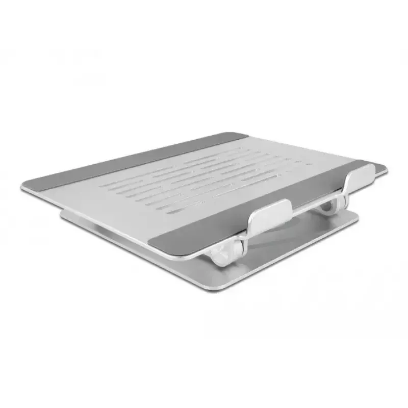 Laptop-Ständer DeLOCK 18414 verstellbar Aluminium Breite 280 mm Tiefe 230 mm Höhe 40 mm