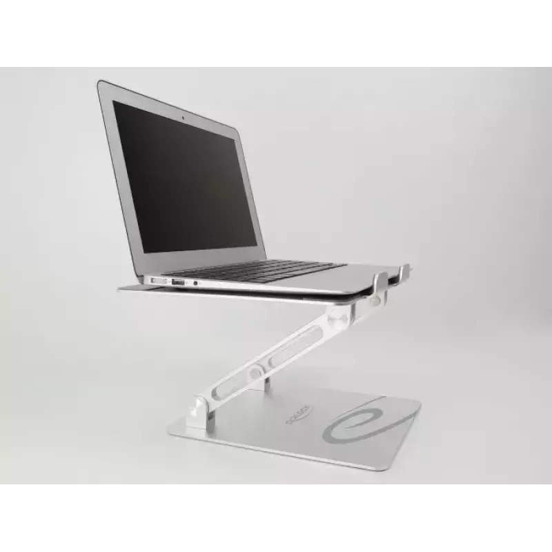 Laptop-Ständer DeLOCK 18414 verstellbar Aluminium Breite 280 mm Tiefe 230 mm Höhe 40 mm
