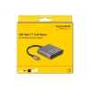 Kartenleser DeLOCK 91000 USB 3.2 Gen 2 Type-C Grau CFexpress SD