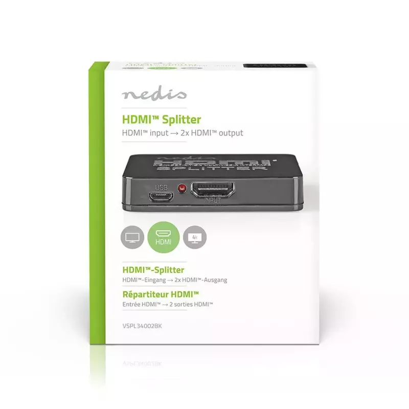 Video-Splitter Nedis VSPL34002BK