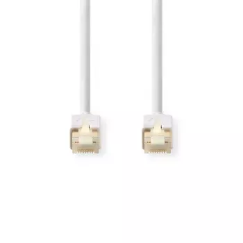 Netzwerkkabel Nedis CCGB85221WT100 RJ-45 Cat6 10 m Weiß