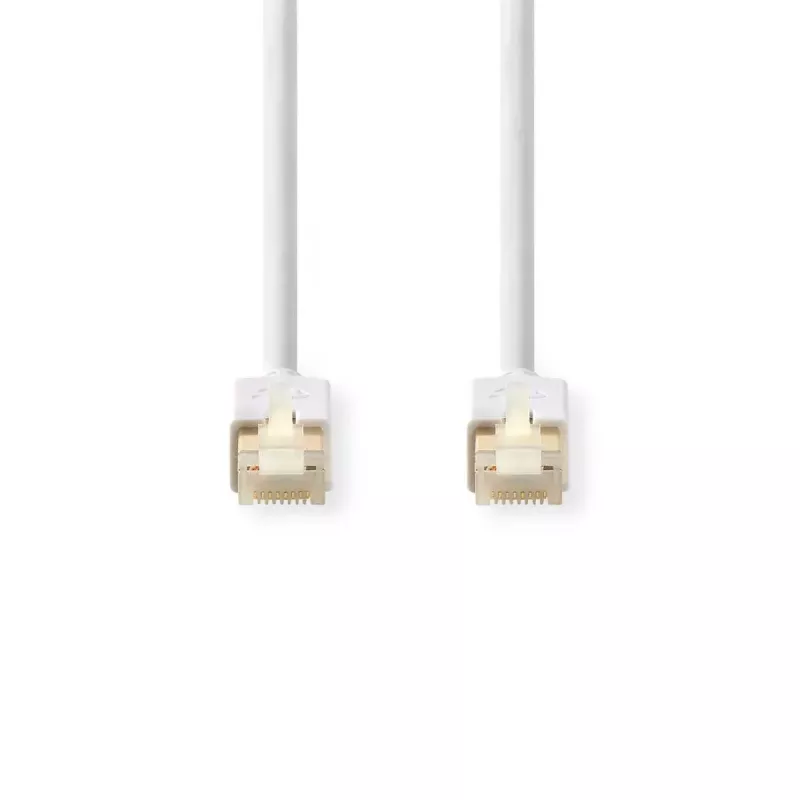 Netzwerkkabel Nedis CCGB85221WT100 RJ-45 Cat6 10 m Weiß