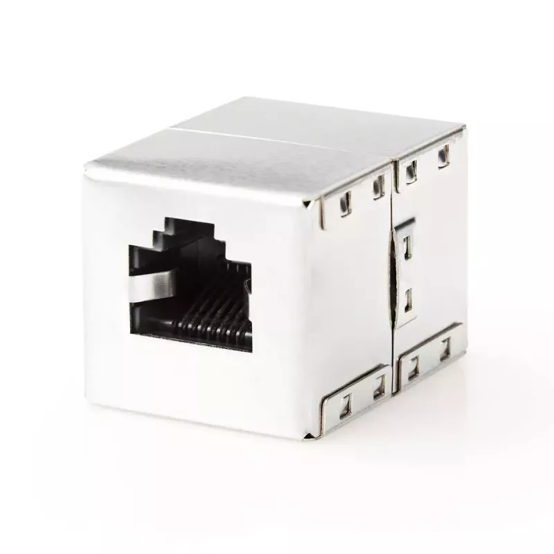 Nedis CCGB89011ME Kabelverbinder RJ45 Metall Buchse/Buchse