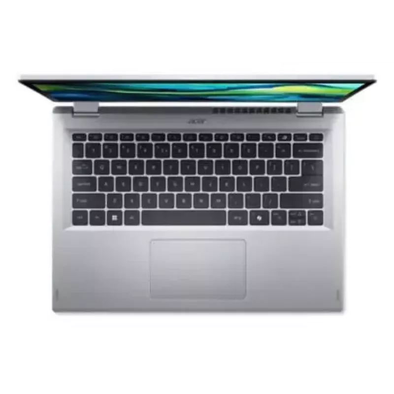 Convertible Laptop Acer Aspire Go Spin 14 AGSP14-31PT-36R6 — 14 Zoll WUXGA Touch, Intel Core 3 N355 1,9 GHz, 16 GB LPDDR5, 512 GB SSD, Windows 11 Home, Silber